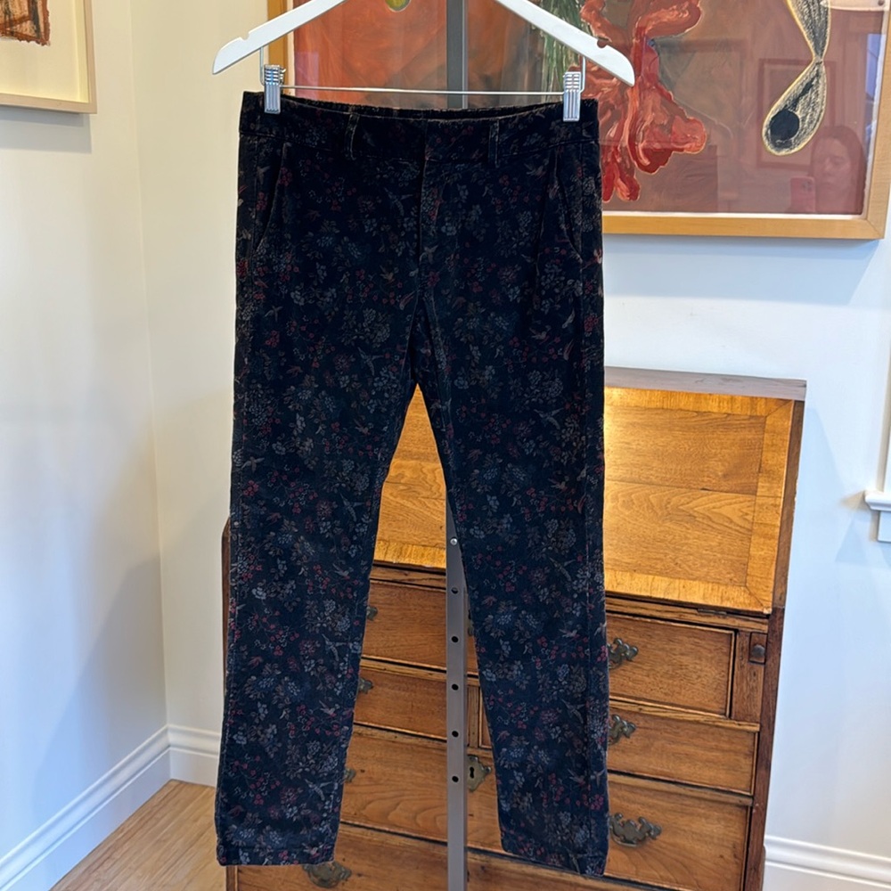 Local - Guia Floral Print Cropped Pants